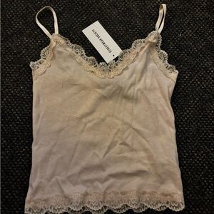 Streetwear Society Lace-Trimmed Top